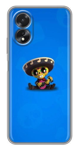 Силиконовый чехол с изображением "Poco с гитарой" для Oppo A17