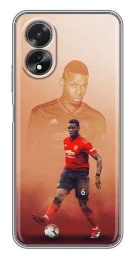 Чехол с печатью "Pogba с Манчестера" для Oppo A17