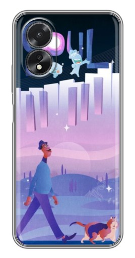Чехол с принтом "Постер к мультику" для Oppo A17