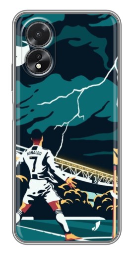 Чехол с картинкой "Ronaldo празднование" для Oppo A17
