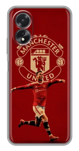 Чехол с печатью "Ronaldo в МЮ" для Oppo A17