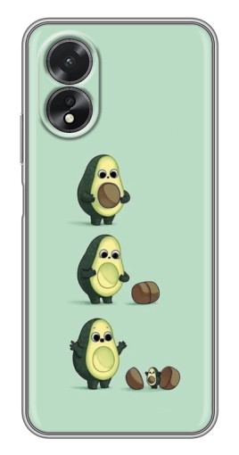 Чехол с картинкой "Рождение авокадо" для Oppo A17