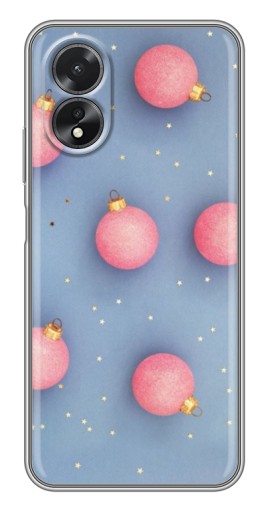 Чехол с принтом "Розовые шары" для Oppo A17