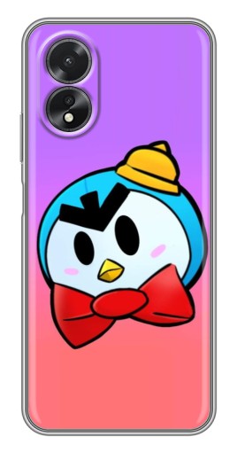 Чехол с картинкой "С бабочкой" для Oppo A17