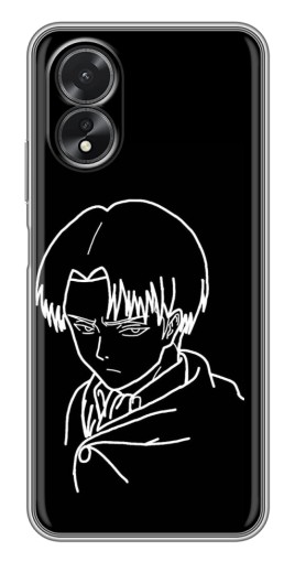 Силиконовый чехол с изображением "Силуэт Леви" для Oppo A17