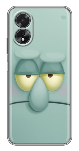 Чехол с печатью "Сквидвард" для Oppo A17
