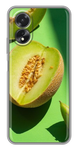 Силиконовый чехол с изображением "Сочная Дыня" для Oppo A17