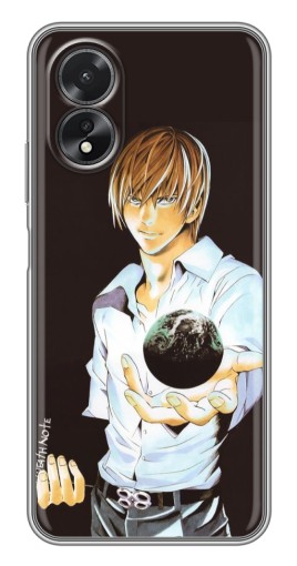 Силиконовый чехол с изображением "Стильный Лайт Ягами" для Oppo A17