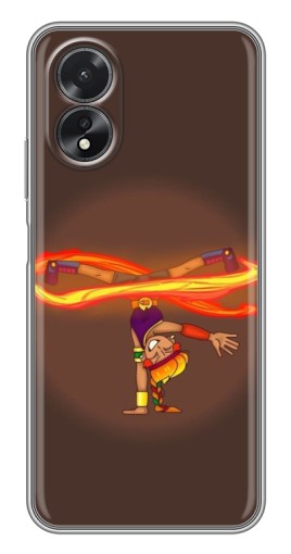 Чехол с печатью "Танцующая Амбер" для Oppo A17