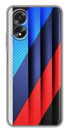 Чехол с картинкой "Цвета лого БМВ" для Oppo A17