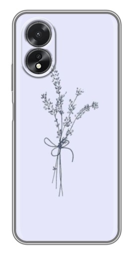 Чехол с печатью "Веточки лаванды" для Oppo A17