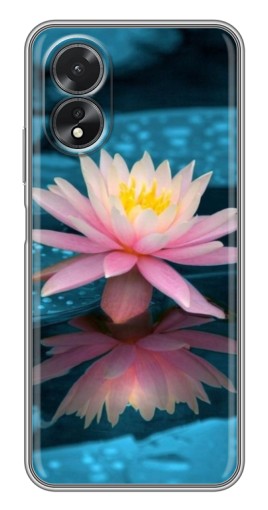 Чехол с печатью "Водяная лилия" для Oppo A17