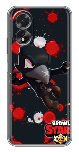 Чехол с картинкой "Ворон Бравл Старс" для Oppo A17