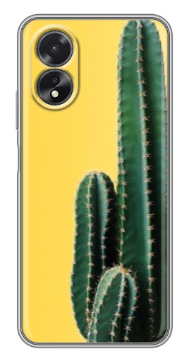 Чехол с картинкой "Яркий кактус" для Oppo A17