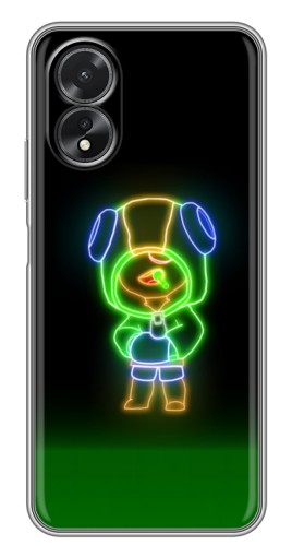 Чехол с принтом "Яркий Леон" для Oppo A17