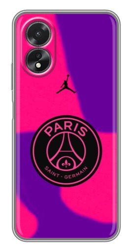 Чехол с печатью "Яркий лого PSG" для Oppo A17