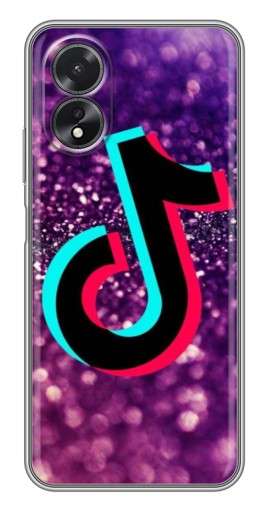 Чехол с картинкой "Яркий ТикТок" для Oppo A17
