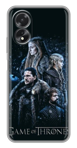 Силиконовый чехол с изображением "Зима близко" для Oppo A17