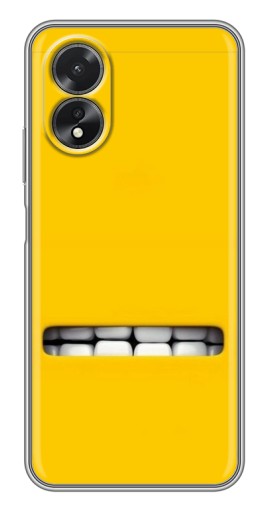 Чехол с картинкой "Зубы миньона" для Oppo A17