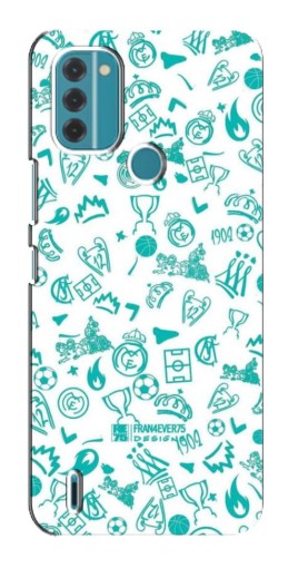 Чехол с принтом "Атрибутика Real Madrid" для Nokia C31