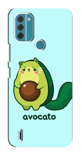 Силиконовый чехол с изображением "Avocato" для Nokia C31
