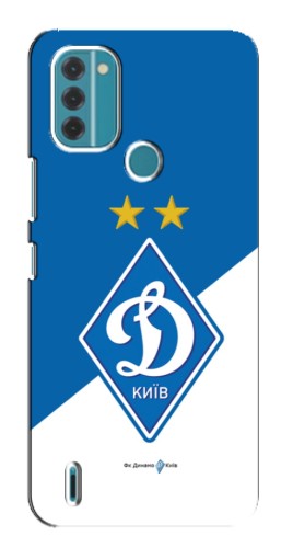 Чехол с картинкой "Бело-синий Динамо" для Nokia C31