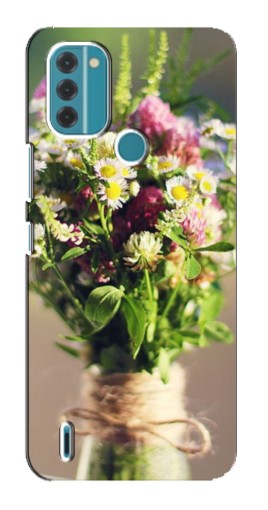 Чехол с печатью "Букет полевых цветов" для Nokia C31