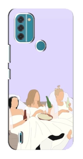 Чехол с печатью "Девушки Друзья" для Nokia C31