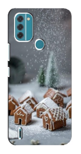 Чехол с принтом "Домики из пряников" для Nokia C31