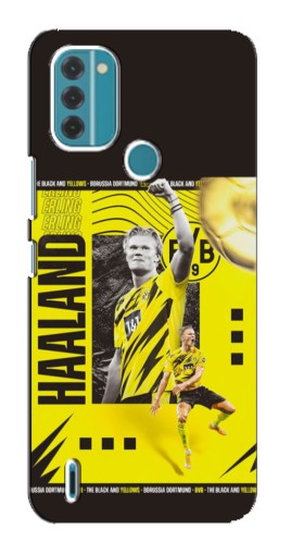 Силиконовый чехол с изображением "Golden Haaland" для Nokia C31
