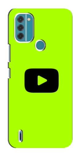 Силиконовый чехол с изображением "Кнопка Ютуба" для Nokia C31