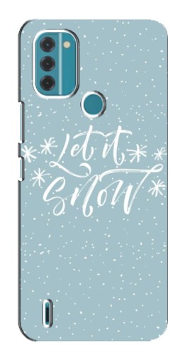 Чехол с картинкой "Let it Snow" для Nokia C31