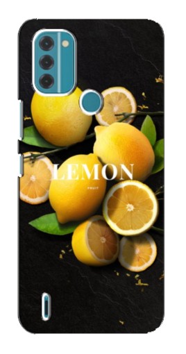 Чехол с печатью "Лимон на черном" для Nokia C31
