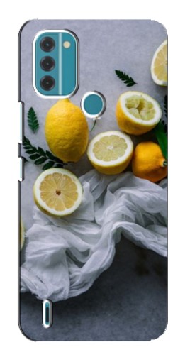 Чехол с картинкой "Лимонное настроение" для Nokia C31
