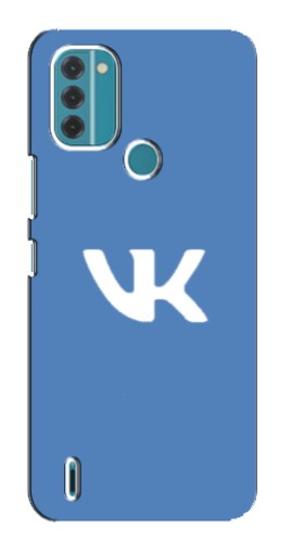 Чехол с принтом "Лого ВК" для Nokia C31
