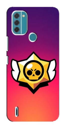 Силиконовый чехол с изображением "Логотип Brawl Stars" для Nokia C31