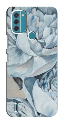 Чехол с печатью "Рисунок пионы" для Nokia C31
