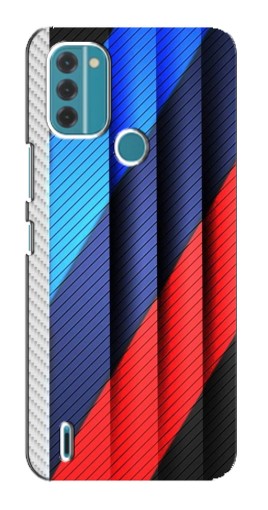 Силиконовый чехол с изображением "Цвета лого БМВ" для Nokia C31