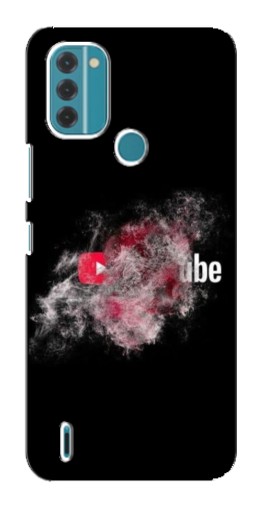Чехол с принтом "Яркий Ютуб" для Nokia C31
