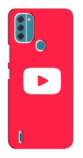 Чехол с принтом "YouTube Кнопка" для Nokia C31