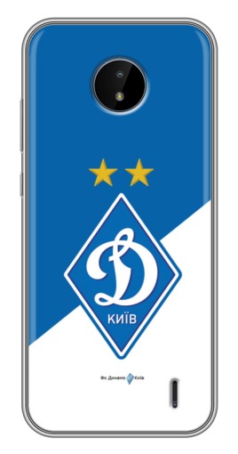Чехол с принтом "Бело-синий Динамо" для Nokia C20