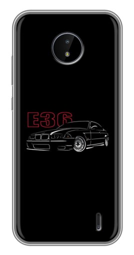 Силиконовый чехол с изображением "BMW E36" для Nokia C20