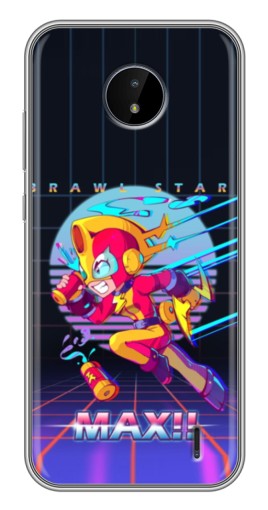 Силиконовый чехол с изображением "Brawl MAX" для Nokia C20