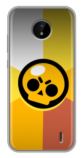 Чехол с печатью "Череп Бравл Старс" для Nokia C20