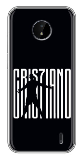 Силиконовый чехол с изображением "Cristiano" для Nokia C20