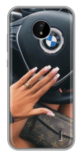 Чехол с печатью "Девушка в БМВ" для Nokia C20
