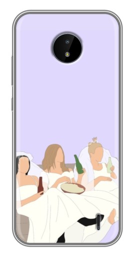 Чехол с принтом "Девушки Друзья" для Nokia C20