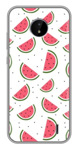 Чехол с картинкой "Дольки арбуза" для Nokia C20