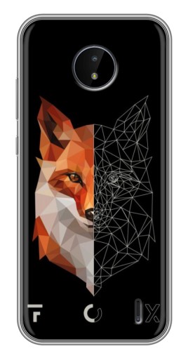 Чехол с картинкой "Fox" для Nokia C20