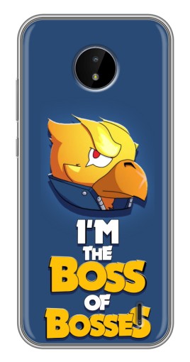 Силиконовый чехол с изображением "Gold Boss" для Nokia C20